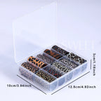 1Box-10pcs Nail Sticker Leopard Print Series Nail Foils Animal Leopard Texture Starry Nail Transfer Decals Slider Manicure DIY