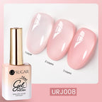 UR SUGAR 15ml Blood Red Jelly Gel Nail Polish Translucent Color Crystal Nude Gel Nail Art Varnish For Fall Winter Manicure
