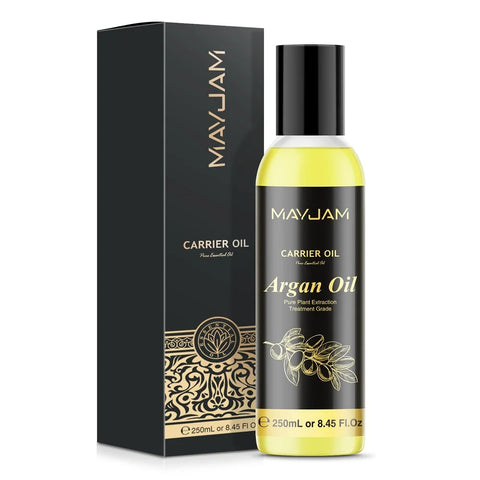 MAYJAM 250ml Carrier Oil Rosehip Olive Grapeseed Jojoba Olive Avocado Sweet Almond Coconut Argan Wheat Germ Essential Oils