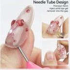 15ML Nail Glue for Press on Acetone Free Nail Polish Remover Multi-Functional Remover for Nails Tips Gentle Glue Remover