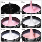 UR SUGAR 150g Transparent Nail Extension Gel Jelly White Light Pink Acrylic French Nail Art UV LED Gel Semi Permanent Manicure