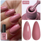 LILYCUTE 7ml Metallic Gel Nail Polish Red Chrome Effect Soak Off UV Gel Varnish Semi Permanent Nail Art Manicure Base Top Coat