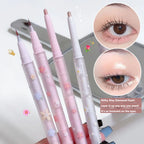 Double Head Lying Silkworm Eyeliner Liquid Down To Shadow Pencil Eye Highlighting Eyeshadow Stick Natural Big Eye Makeup Gel Pen
