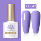 BORN PRETTY 10ml Gel Nail Polish Gel 130 Colors Semi Permanent Solid Nail Gel Varnish Soak Off UV Gel for Base Top Coat