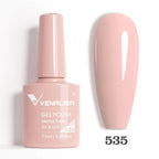 Venalisa HEMA TPO FREE 7.5ml Gel Polish Nail French Pink Jelly Nude Collection Nail Gel Polish Glitter Gorgeous Soak Off UV LED