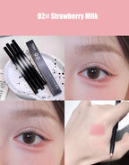 Ultra-fine Gel Eyeliner Pencil Pink Apricot Under Eye Liner Pen Waterproof Matte Aegyosal Lying Silkworm Quick Drying Eye Makeup