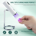NAILPOP Portable Magnetic Pink UV Nail Lamp Handheld USB Rechargeable Gel Nails Lamp Detachable And Usable for Professional Use