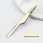 Hair Removal Tweezers Stainless Steel Eyebrow Tweezers Slant Tip Point Tip Flat Tip Rose Gold Silver Black Cosmetic Makeup Tools