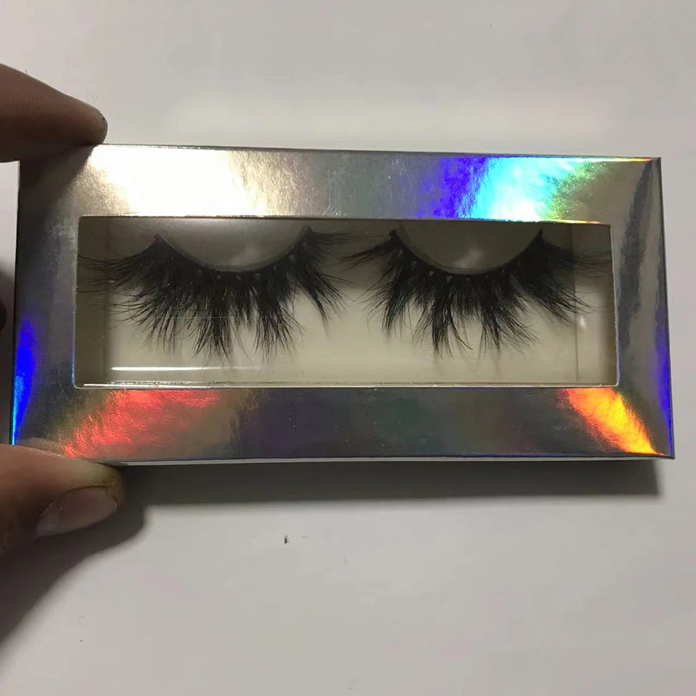 Dropshipping Wholesale Natural Wispy 3d Mink False Lashes Makeup Mink Fake Eyelashes With Soft Band Make-up For Women