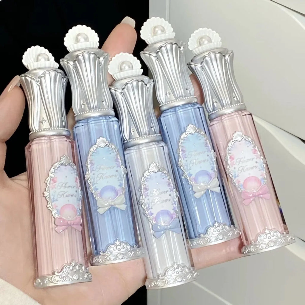 Flower Know Strawberry Rococo Cloud Liquid Lipstick Cream Lip Glaze Matte Milk Tea korean Makeup Long Lasting Lipgloss