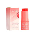 Cooling Water Jelly Tint Stick 3 In 1 Cheek Lip Tinted Matte Stick Blush Cheek Moistured Contour Makeup Lip Eyes Cream Brig R4W4