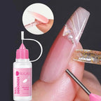 15ML Nail Glue Remover for Press on Acetone Free Nail Polish Remover Multi-Functional Remover for Nails Tips Gentle Glue Remover