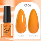 LILYCUTE Nude Crystal Rubber Base Gel Nail Polish Natural Color Semi Permanent UV Gel Soak Off Self Leveling Nail Gel Varnishes