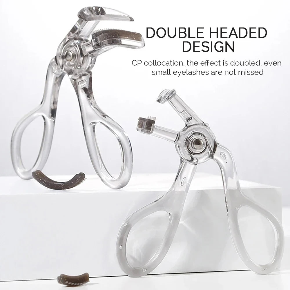 Portable One-Clip Curling Comb Tooth Lashes Wide-Angle or Partial Eyelash Curler Sunflower Eyelash Curler Cosmetic Eyes Beauty