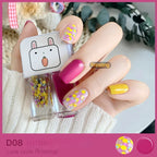 Water-based Nude Icy Women Children Nail Polish Twin Star Set No-bake Quick-drying Odorless Nail Polish Full Set Makeup