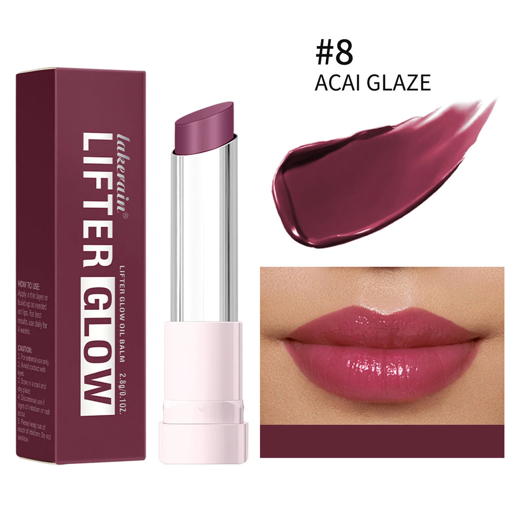 Lip Balm Lifter Glaze Oil Balm with Hyaluronic Acid and Hydrating Oil Blend with 24HRs of Smooth Moisturizing Shine Pink Makeup