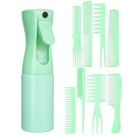 5/9/11pcs set Hair Styling Comb Spray bottle Professional Hairdressing Comb Set For All Hair Types And Styles For Barber Salon