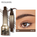 1pc 3D Wild Eyebrow Pencil Microblading Eyebrow Tint Pen Square Angled Brush Brow Dye Cream Anti-smudge Waterproof