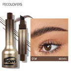 1pc 3D Wild Eyebrow Pencil Microblading Eyebrow Tint Pen Square Angled Brush Brow Dye Cream Anti-smudge Waterproof
