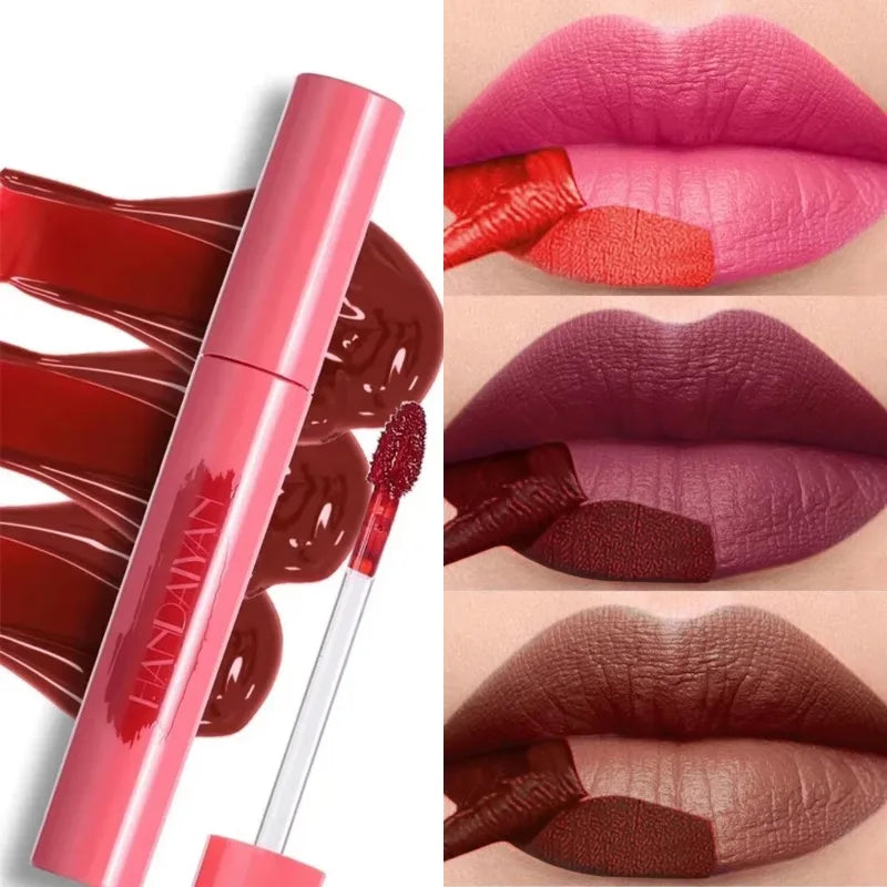 Red Peel-off Lip Gloss Natural Lip Dye Tattoo Tinted Lipstick Non-stick Cup Waterproof Matte Liquid Lipstick Makeup Cosmetics
