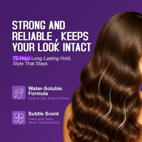 PURC Argan Oil Wig Hair Styling Spray for Women 450° Heat Protection Keratin Smooth Shiny Hair Treatment Hair Care 100ml