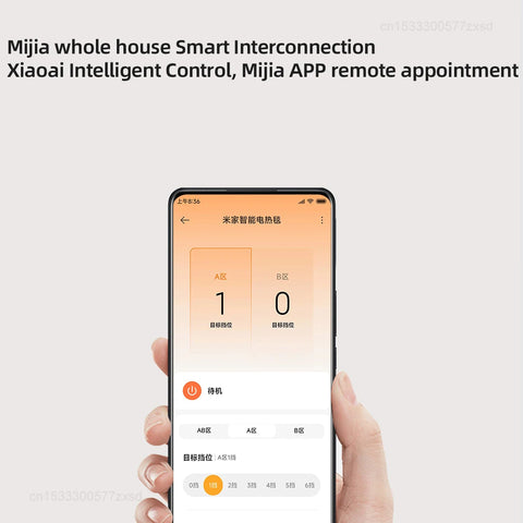 Xiaomi Mijia Smart Electric Blanket MJDRT018H Intelligent Dual-zone Temperature Control Electric Mat Heating Sleep Pad Winter