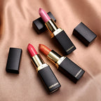 Mermaid Maggie Lipstick 9 Colors Long Lasting Shiny Metallic Lipsticks Pearls Changing Warm Gold Plated Women Lip Cosmetics