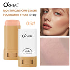 O'cheal Face Foundation Sticks Moisturizing Concealer Contouring Cream Matte Bronzer Face Brighten Makeup Beauty Cosmestic
