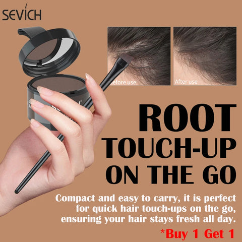 SEVICH Hairline Powder Black Blonde Root Cover Up Hairline Powder Hair Fluffy Shadow Powder Makeup Repair Fill Shadow Thinning
