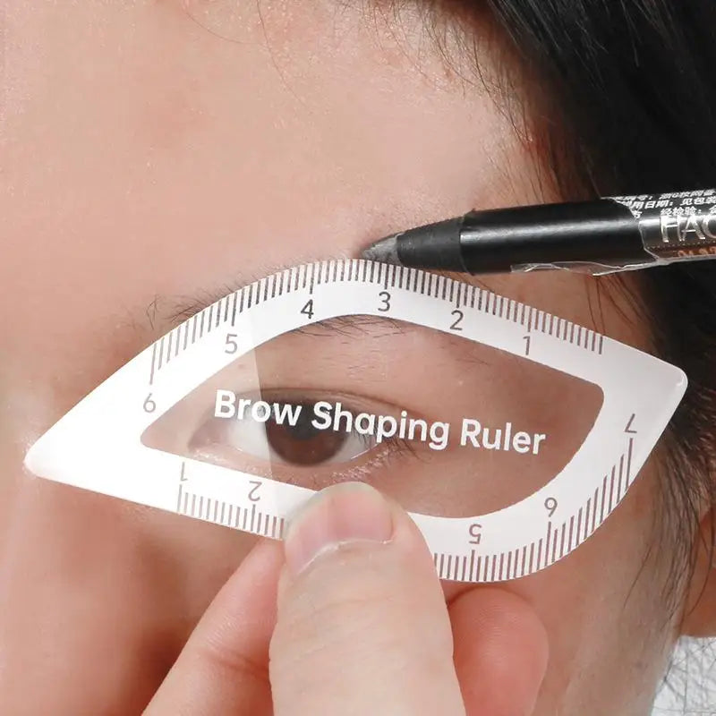 1 Minute Fast Drawing Design Brow Easy Tool Microblading Permanent Makeup Stencils Brow Mapping Ruler Eyebrow Shaping Ruler