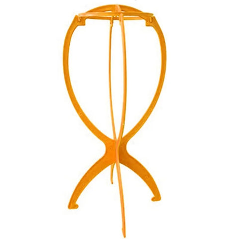 1/2/3pcs Folding Wig Stand Plastic Portable Hat Display Stand Adjustable Durable Barbershop Fashion Model Holder Home Salon Use