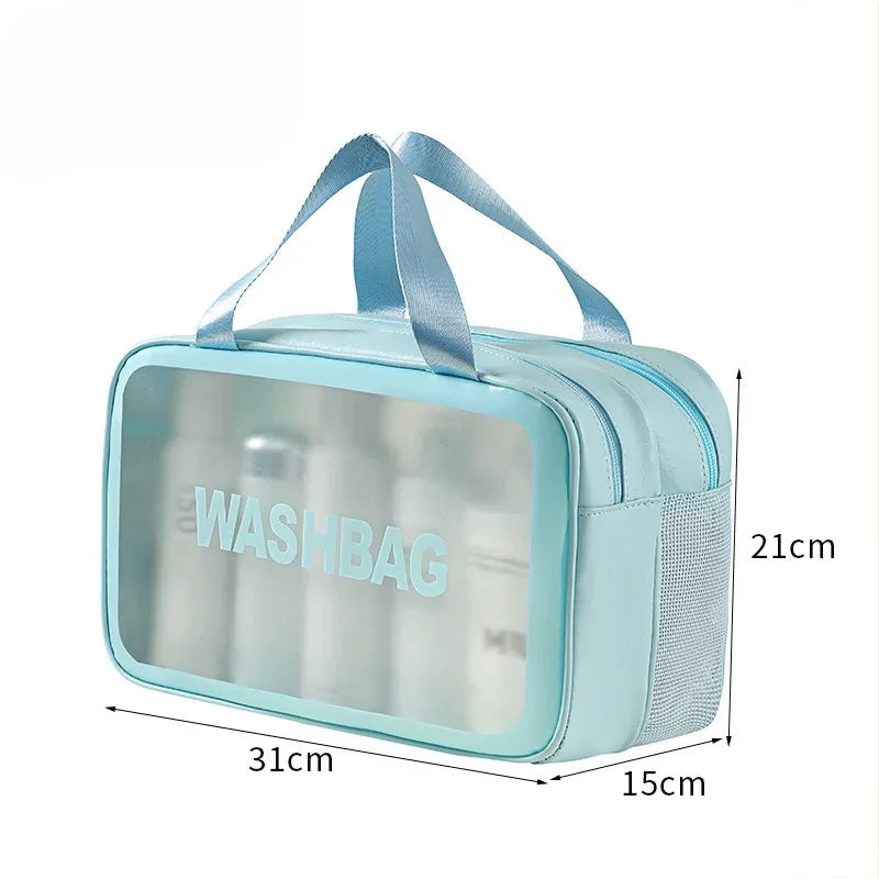 Wet-dry separation makeup bag portable toiletry bag travel essentials large capacity storage bag fitness swimming essentials