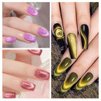 6 Colors Cat'S Eye Magnetic Nail Gel Set, Semi-Permanent UV LED Soak Off Nail Art, Smooth Intense Pigmentation, Odorless, Toxin-