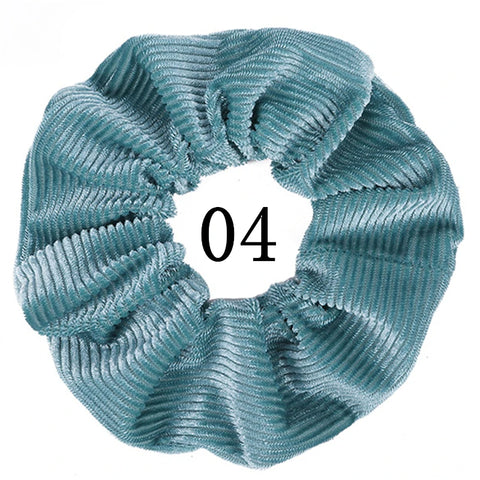 10/6/1pc Accesorios para el cabello chouchou cheveux femme hair scrunchies headband women ties velvet solid color Black set pack