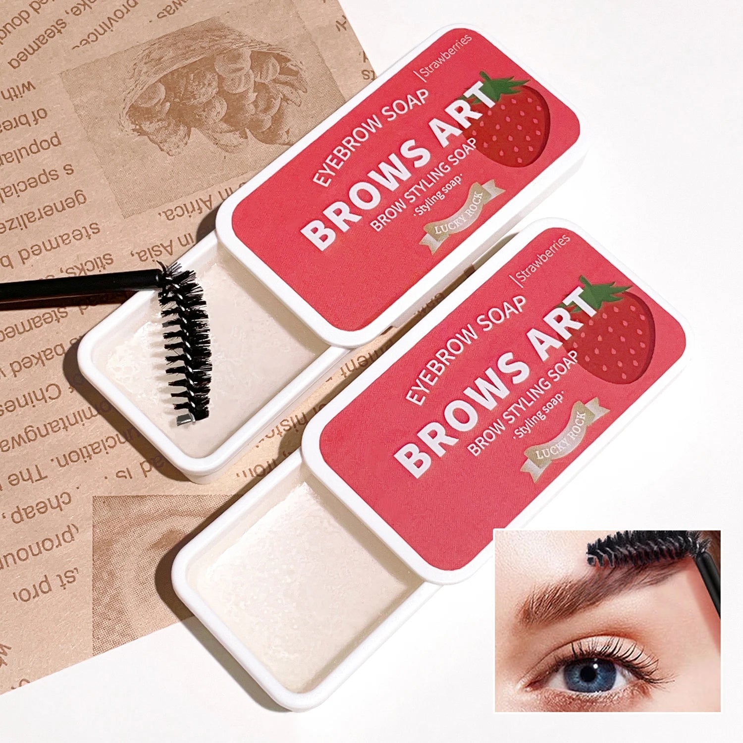Eyebrow styling cream Three-dimensional and long-lasting transparent eyebrow cream eyebrow glue eyebrow soap eyebrow wax