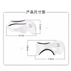 Eyeliner Stencils Winged Eyeliner Stencil Models Template Shaping Tool Eyebrows Template Card Eyeshadow Makeup Accessory Beauty