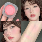 Monochrome Powder Blusher Cream Brightening Whitening Purple Lip and Cheek Dual-use Matte Natural Rouge Blush Tint Palette