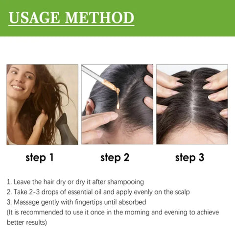 Rosemary Hair Growth Oil Anti Hairs Loss Treatment Mint Hair Strengthening Oil Nourishing Roots Regrowth Hair For Men Women 50ml