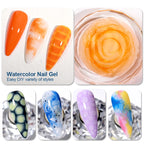 AS Tpo Free Clear Blooming Gel Polish 15ml UV LED Soak Off Nail Art Polish for Spreading Effect Marble Gel Paint Varnish TopBase