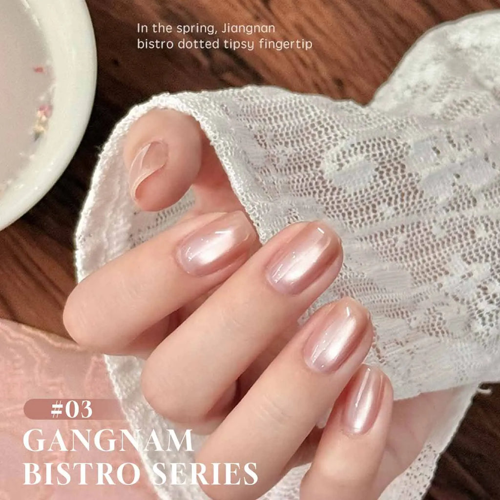MIANEL 12ML 1-12pcs Jiannan Bistro Cat Eye Gel Nail Polish Blue Nails White Nails Pink Nails Nail Art Use Nail Supplies