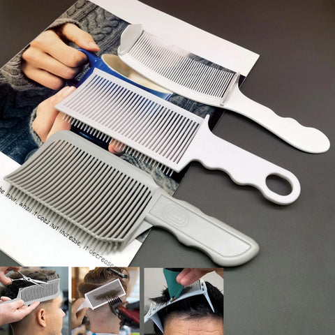 1/2/3Pcs Barber Hair Comb Kit Flat Top Hair Cutting Fading Stying Fade Comb  Men Fade Brush Salon Hair Tool Accessories