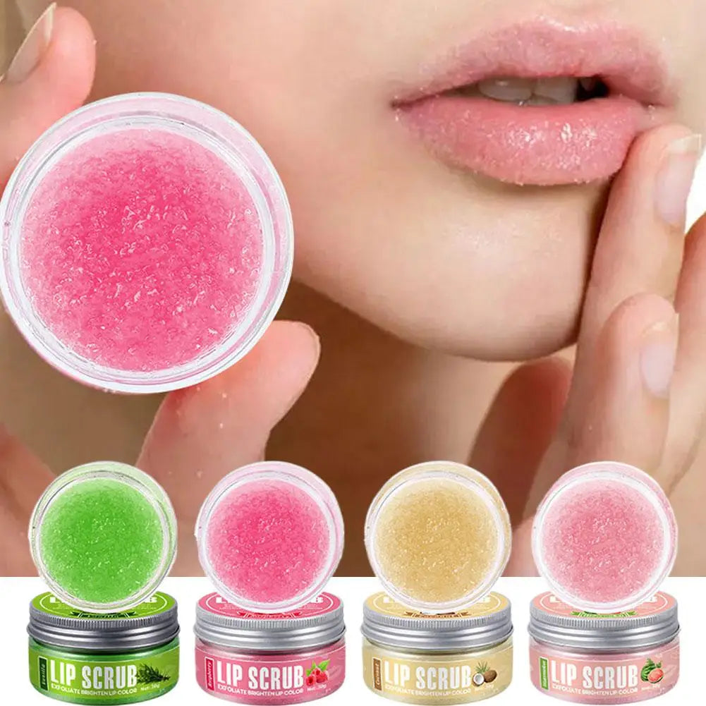 Lip ScrubLip Scrub Moisturizing Removing Dead Skin Fruit Flavor Exfoliating Lip Care Scrub Lips Fine Lines brighten Lip scrub
