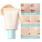 Lakerain Pore No More Primer Moisturizing Long-Lasting Oil Control Matte Finish Primer Water & Sweat Resistant Base Makeup