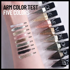 9-Color Diamond Shiny Eye Shadow Eyeliner Pen Pearl Light Color Fast Drying Waterproof Eyeliner Liquid