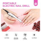 SAVILAND Full Acrylic Nail Kit With UV Nail Lamp Electric Nail Drill Machine Powder Gel Nail Polish Tools For Manicure Nail Art