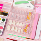 Nail Acrylic Powder and Liquid Monomer Nails Art Decoration For Manicure Set Kit Crystal Nail Glitter 3D Nail Tips Carving Tools