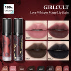 Girlcult Love Whisper Matte Lip Stain,Velvet Matte Texture,Lightweight Non-Drying,Soft-Focus Matte Finish,Edgy Makeup Looks,Gift