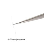 2UUL 3D Hand Finish Tweezer High Precision Sharp Flying Line Super Hard Forceps For Planting Tin IC Micro Repair