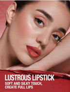 New Rotating Velvet Matte Lipstick Long Lasting Waterproof Lipstick Non-Stick Cup Lip Stain Tint Cosmetics Pencil Liner Makeup