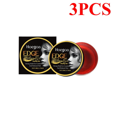 Long Lasting Hair Styling Wax No Greasy Feeling Quickly Fix Broken Hair Hold Pomade Control Frizz Flyaway Hair Styling Gel